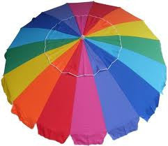 Large Rainbow Umbrella